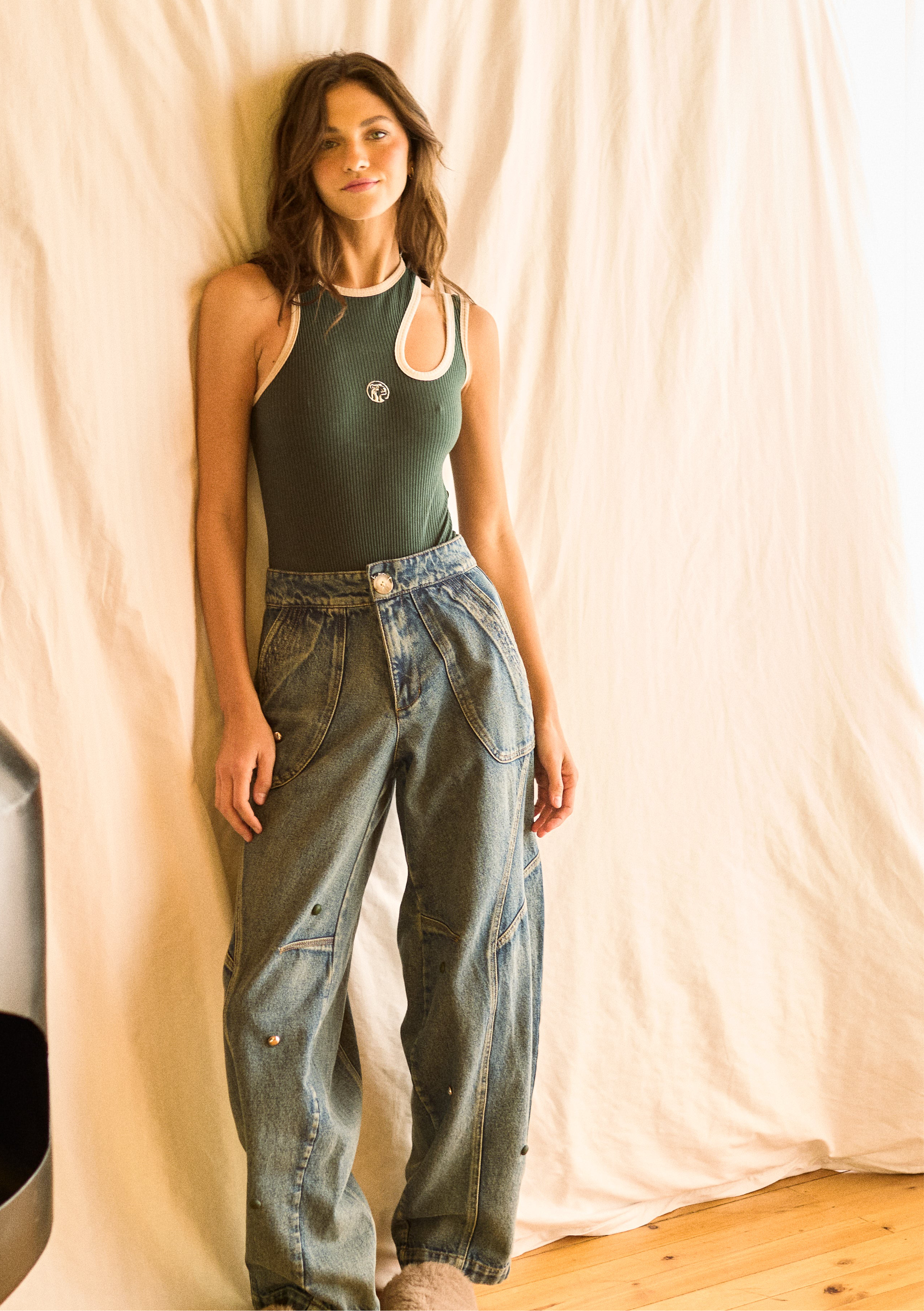 Bali Dotted Blue Jean