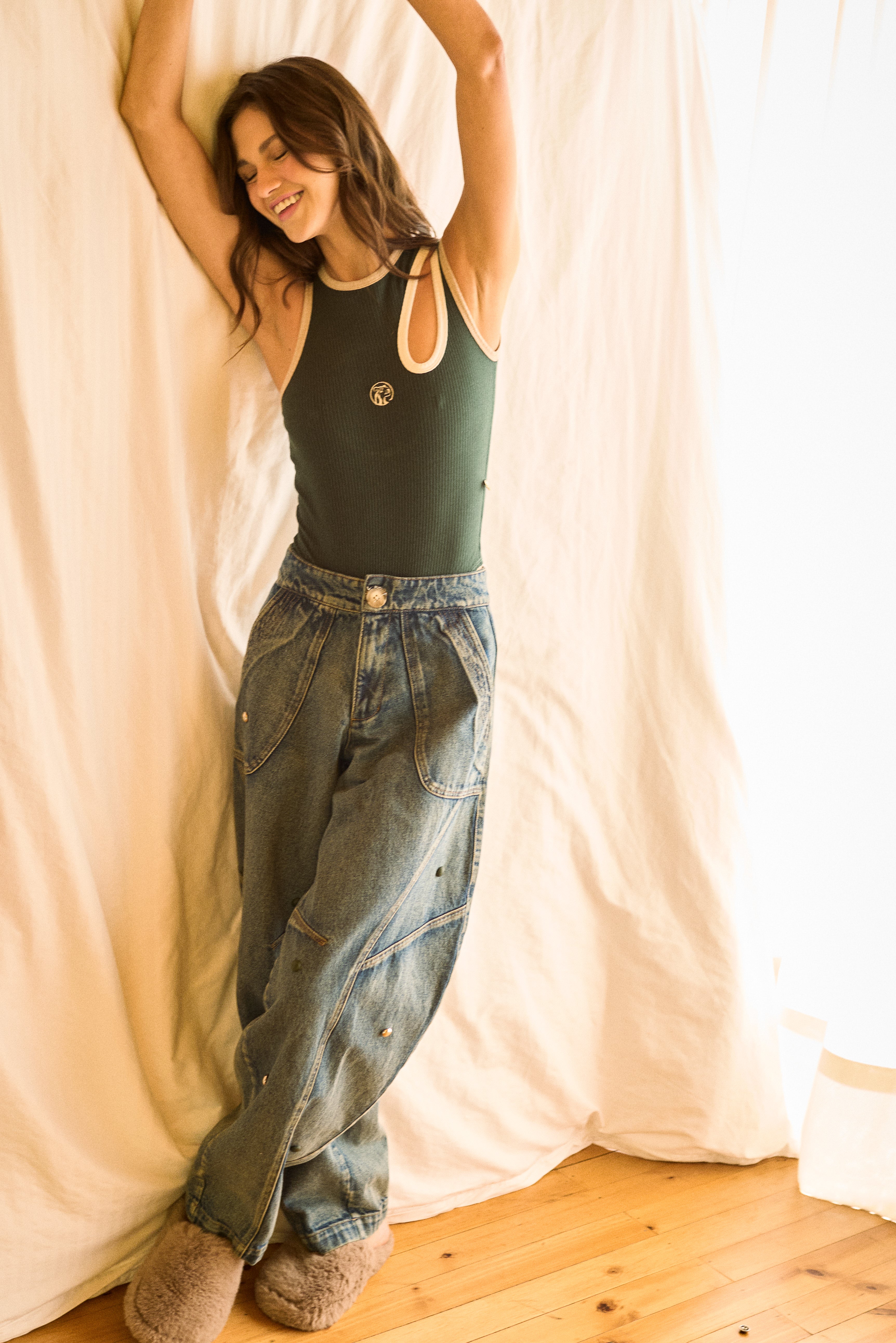 Bali Dotted Blue Jean