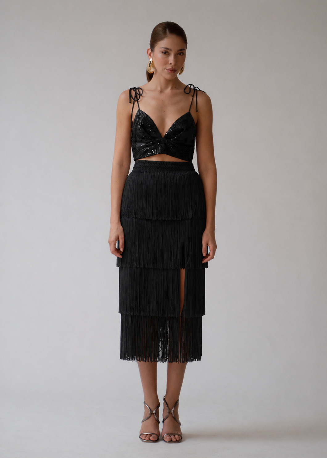 Olympia Black Skirt