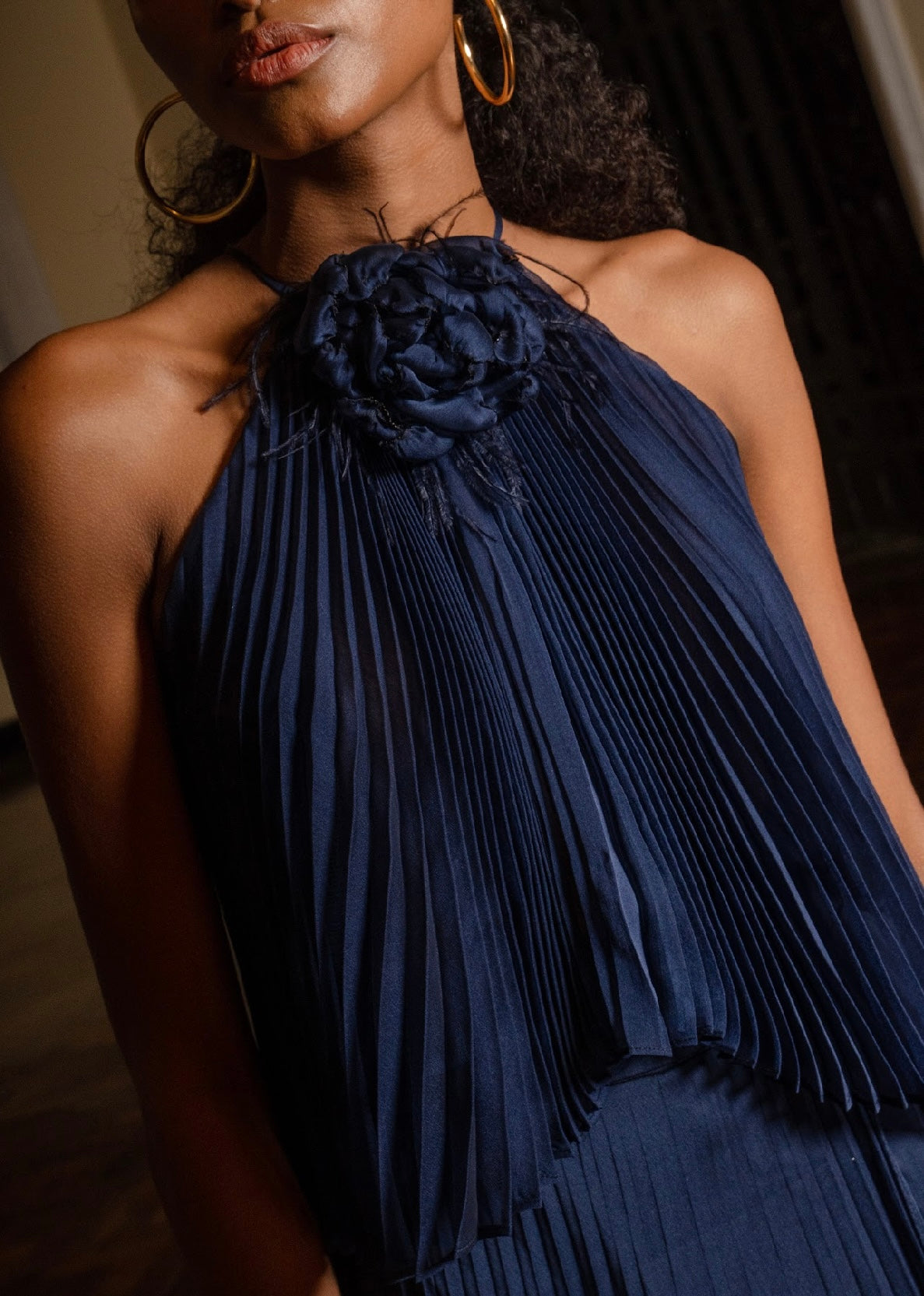 Midnight Bloom Blouse