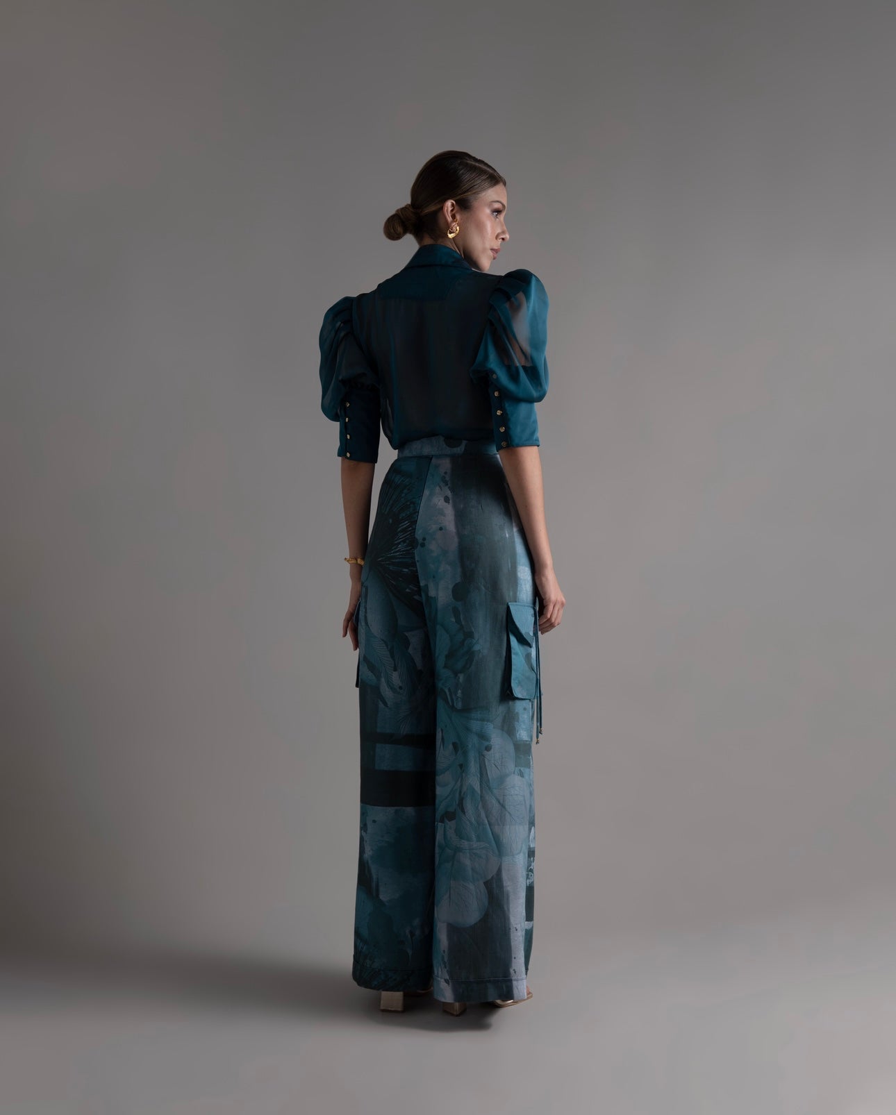 Armata Teal Belt Pant