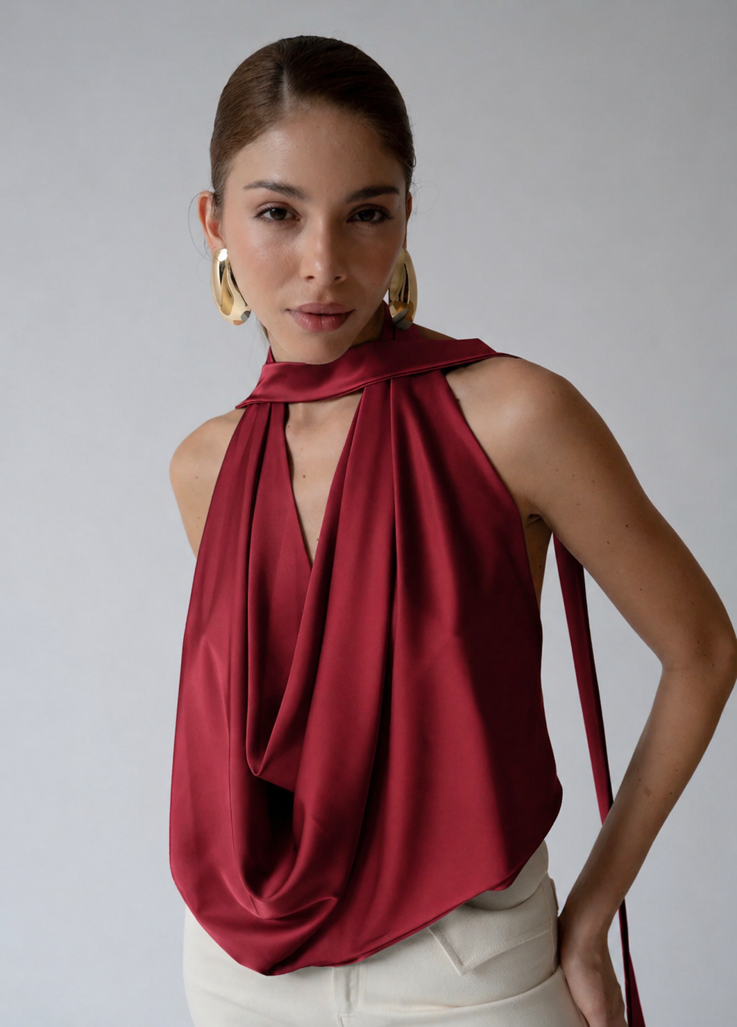 Lunara Red Wine Top