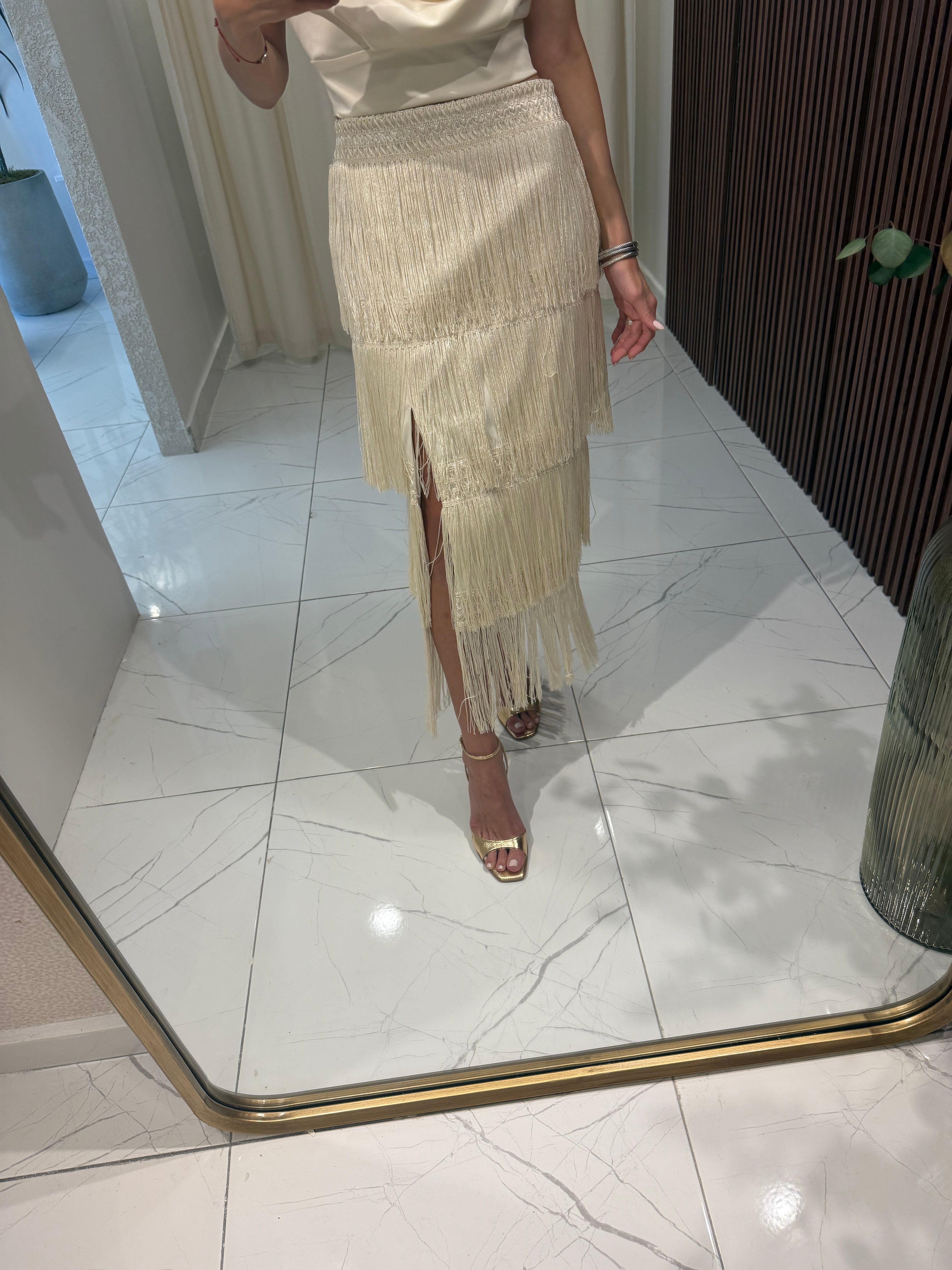 Olympia Ivory Skirt